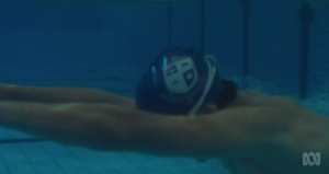 Elias Anton swimming Barracuda