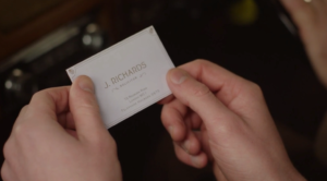business card johnny grantchester finale