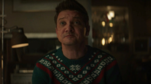 clint ugly christmas sweater hawkeye s01e04