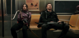 episode 3 hawkeye clint and kate train