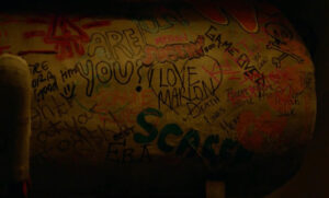 Boiler room graffiti School Spirits Paramount+