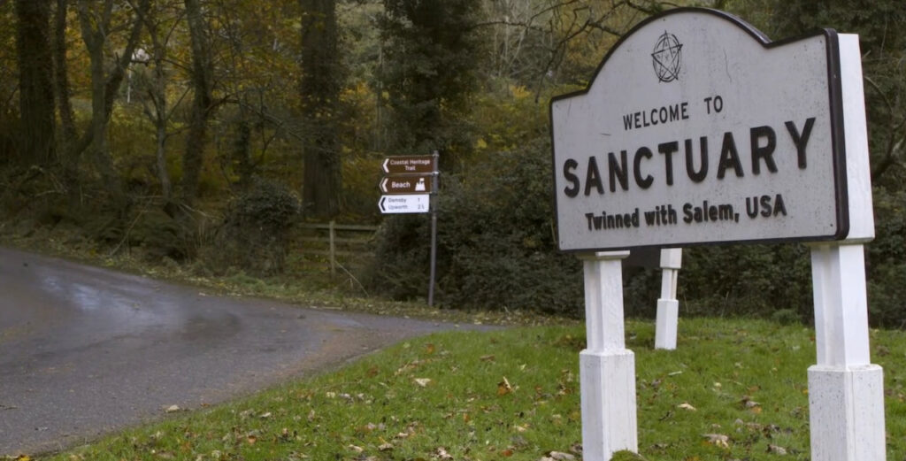 sign Sanctuary: A Witch's Tale AMC